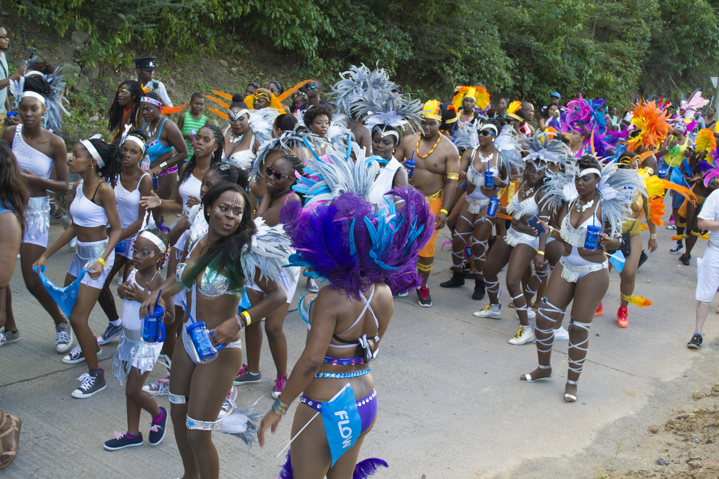 Montserrat Carnival parade