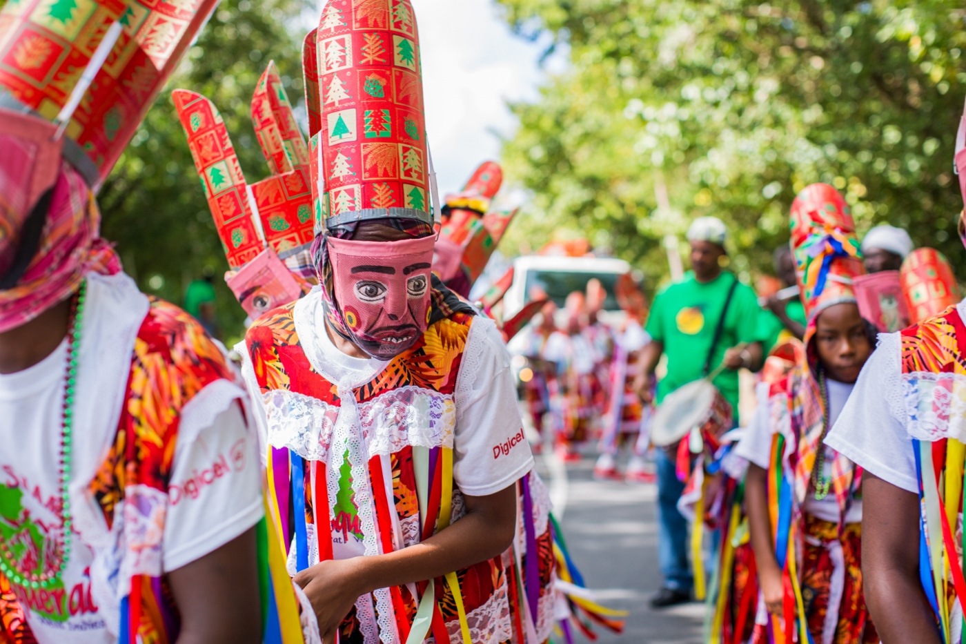 Montserrat Masquerades traditional dancers