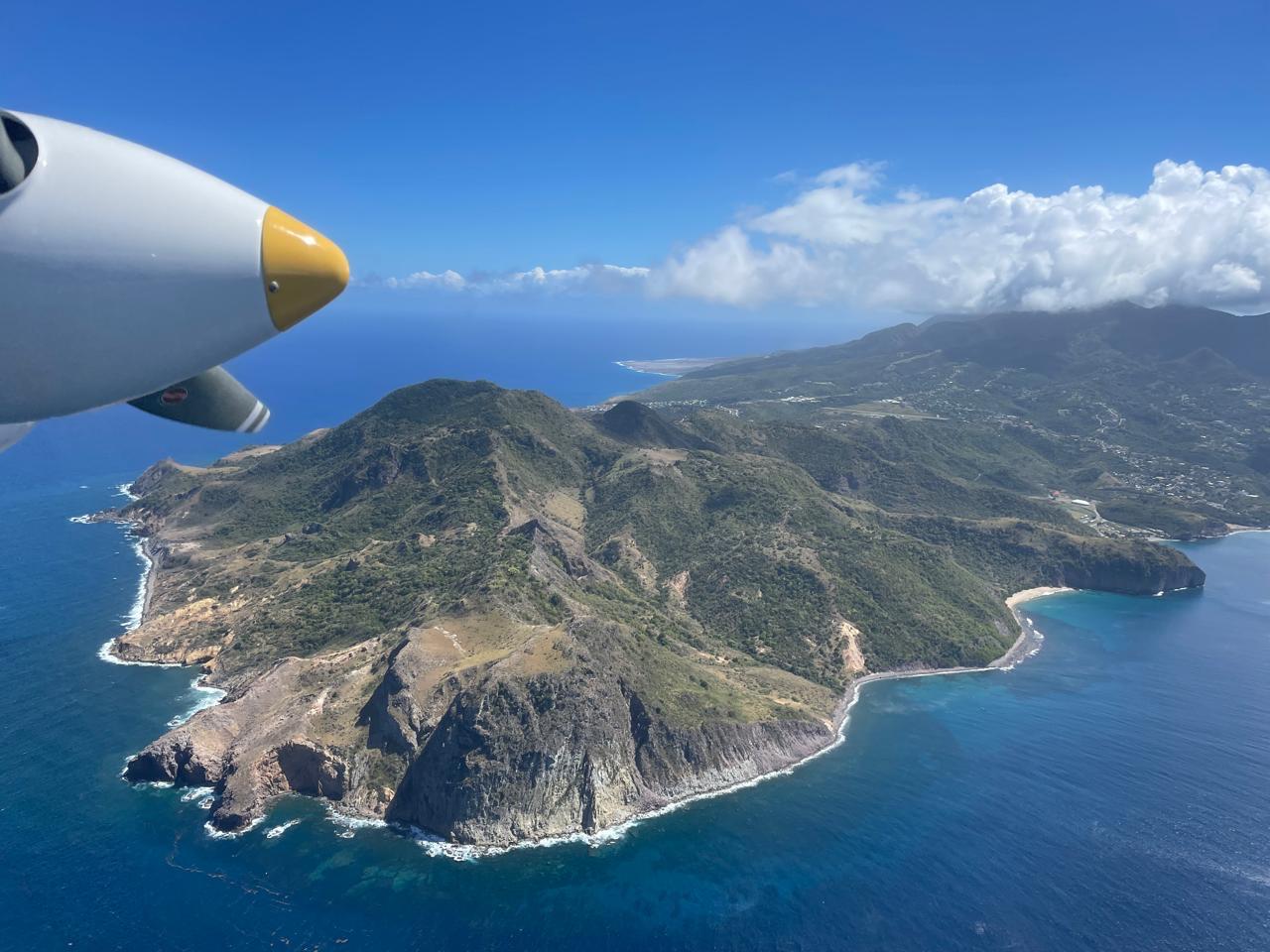 Aerial view of Montserrat